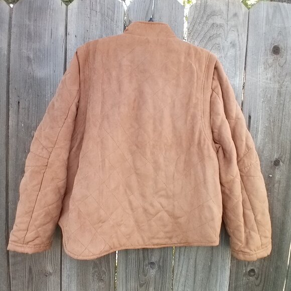 LAKE MATLEY JACKET/ VEST MENS SIZE XL BROWN ZIP REMOVABLE SLEEVE POCKETS - Picture 2 of 15